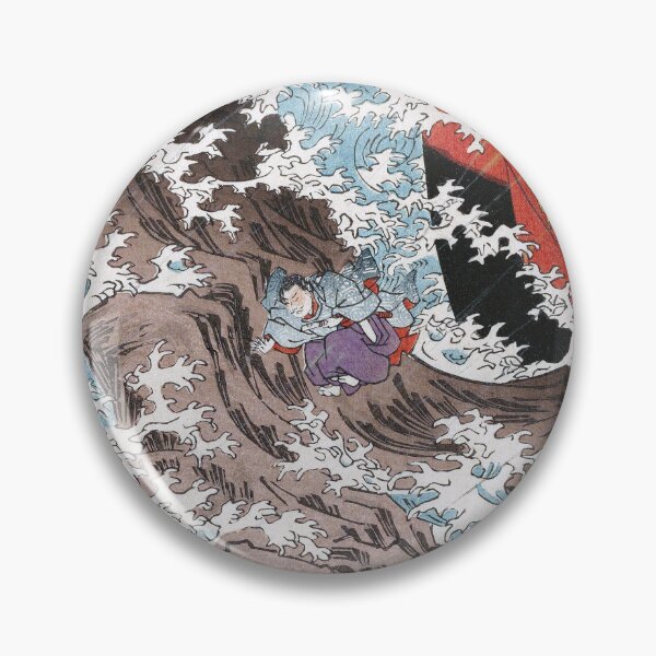 Item preview, The story of ship captain Yojibei - Tile 1 | Utagawa Kuniyoshi | Ukiyo-e designed and sold by LaMadeleine.