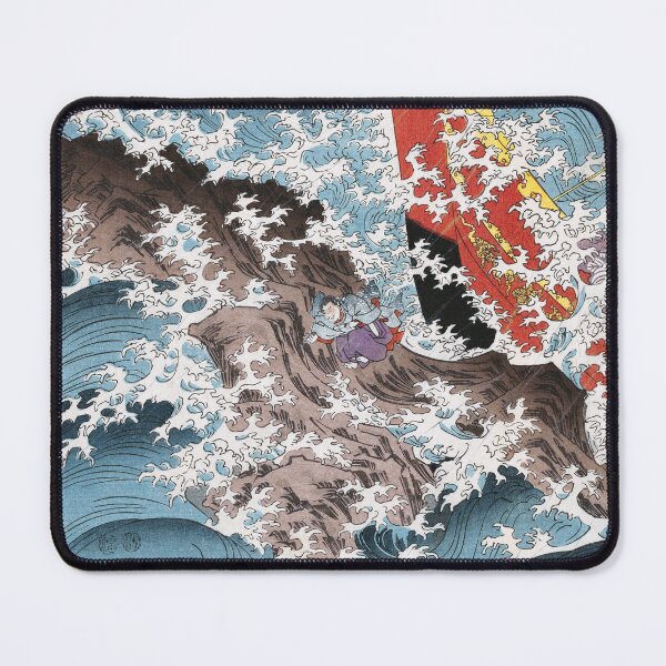 Item preview, The story of ship captain Yojibei - Tile 1 | Utagawa Kuniyoshi | Ukiyo-e designed and sold by LaMadeleine.