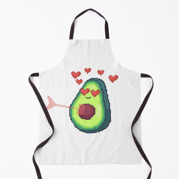 Item preview, pixel art of kawaii avocado arrowed by cupid with a heart arrow victim of love love spell designed and sold by ZerpaGiovanna.
