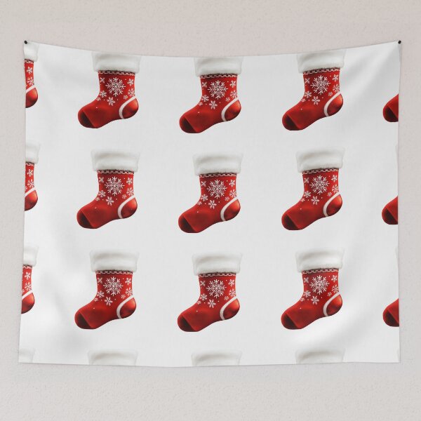 Item preview, Christmas Sock Sticker Logo, Icon, Sign, Illustration, Wall arts, Art Prints and More designed and sold by Kevin Lou.