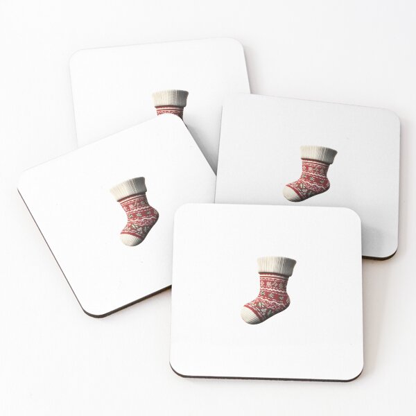 Item preview, Christmas Sock Sticker Logo, Icon, Sign, Illustration, Wall arts, Art Prints and More designed and sold by Kevin Lou.