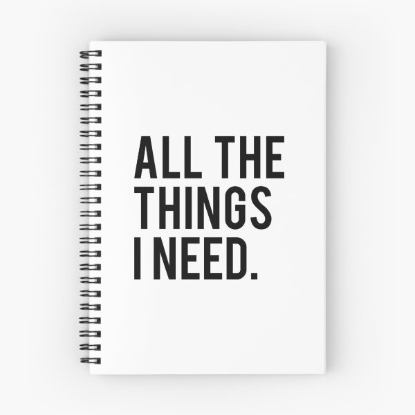 Item preview, All the things i need designed and sold by bainermarket.