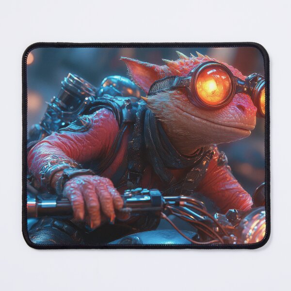 Item preview, fantasy lizard on a motorbike designed and sold by EgonZ9.