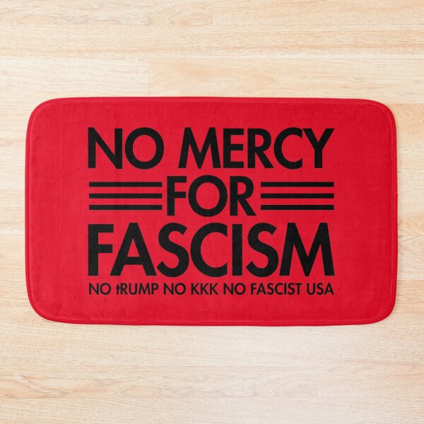 Item preview, No Mercy For Fascism - No tRump No KKK No Fascist USA - black 2.0 designed and sold by Thelittlelord.