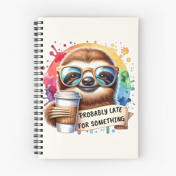 Item preview, Chill Sloth: Probably Late for Something designed and sold by Margival.