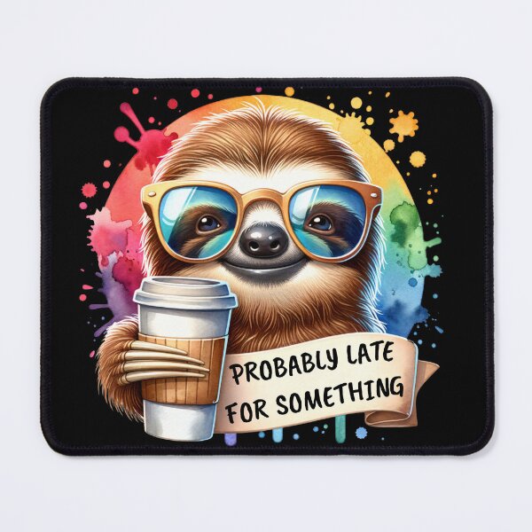 Item preview, Chill Sloth: Probably Late for Something designed and sold by Margival.
