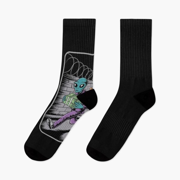 Item preview, Alien Heist Under Moonlight - Futuristic Urban Art designed and sold by love3617.