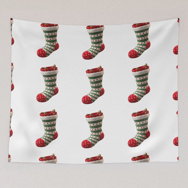 Item preview, Christmas Sock Sticker Logo, Icon, Sign, Illustration, Wall arts, Art Prints and More designed and sold by Kevin Lou.
