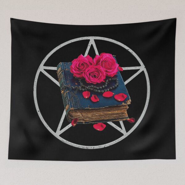 Item preview, Pentagram pattern, Gothic book, gift idea woman designed and sold by Kirei-Lily.
