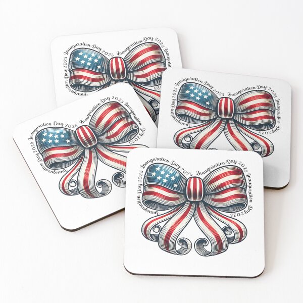 Item preview, Inauguration Day 2025, bow, coquette, american flag designed and sold by EwaVerse.