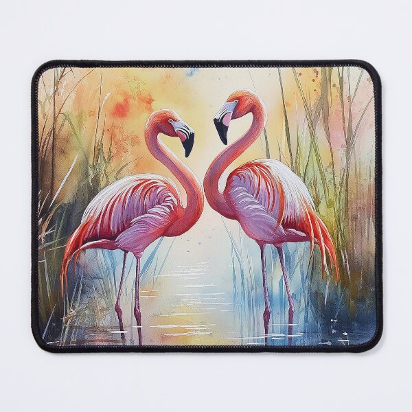 Item preview, 2 Flamingoes in the Marshland designed and sold by laurashawart.