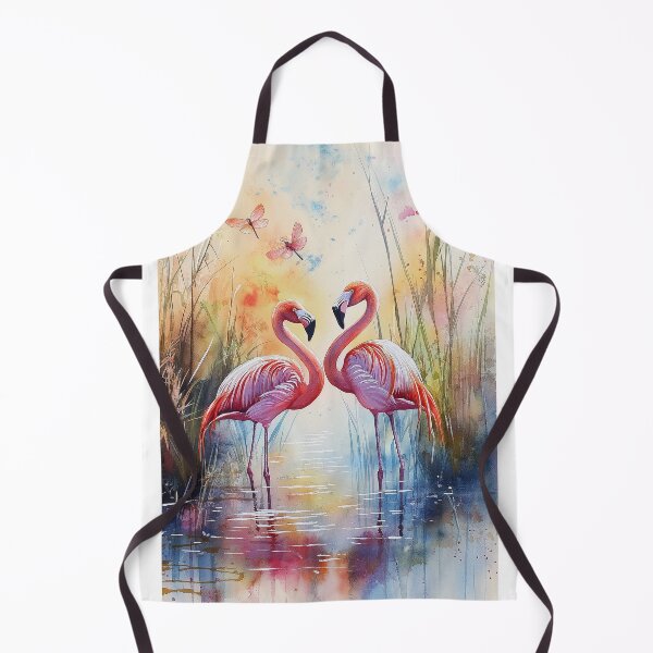 Item preview, 2 Flamingoes in the Marshland designed and sold by laurashawart.