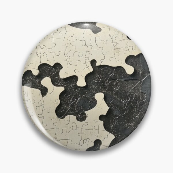 Item preview, Puzzle outline black and white designed and sold by LazyLifestyle.