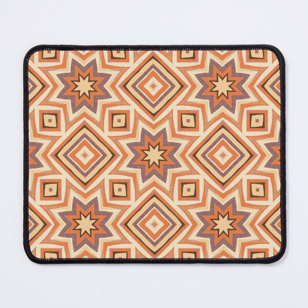 Item preview, Retro Abstract Orange and Purple Star Pattern designed and sold by CriaCreative.