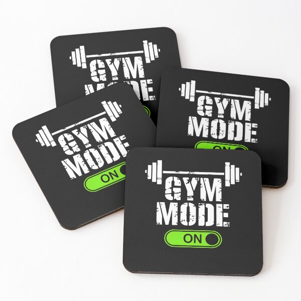 Item preview, Gym Mode On – Barbell & Switch Bold Design designed and sold by FocusedPatterns.
