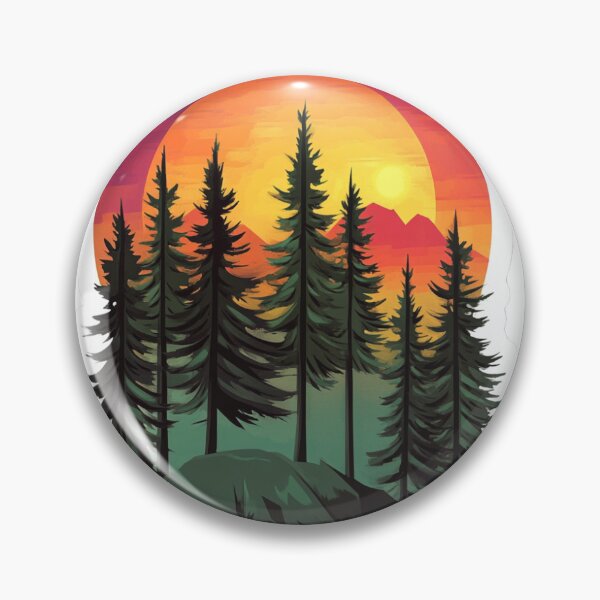 Item preview, beautiful sunset nature sticker designed and sold by Elfinsarts17.