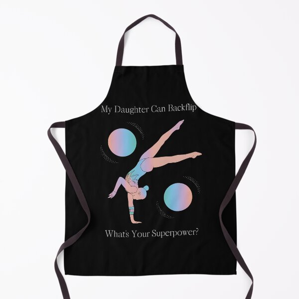Item preview, My Daughter Can Backflip What’s Your Superpower? Funny gifts for gymnastic dad designed and sold by MikeKart.