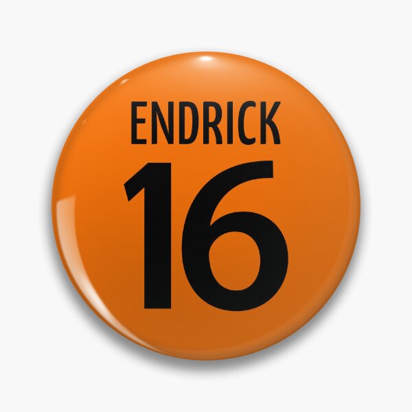Item preview, Football Player #16 | Soccer Sports (Black Design / Orange BG) designed and sold by FilipeFerreira.