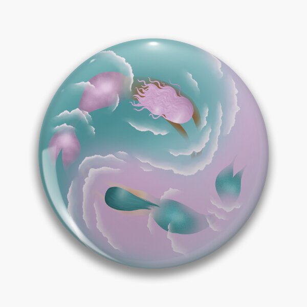 Item preview, Mermaid Yin and Yang designed and sold by AvalonUnmuzzled.