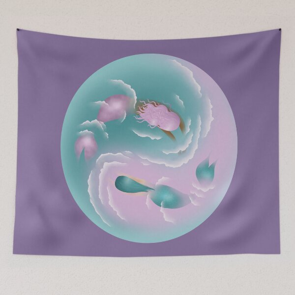 Item preview, Mermaid Yin and Yang designed and sold by AvalonUnmuzzled.