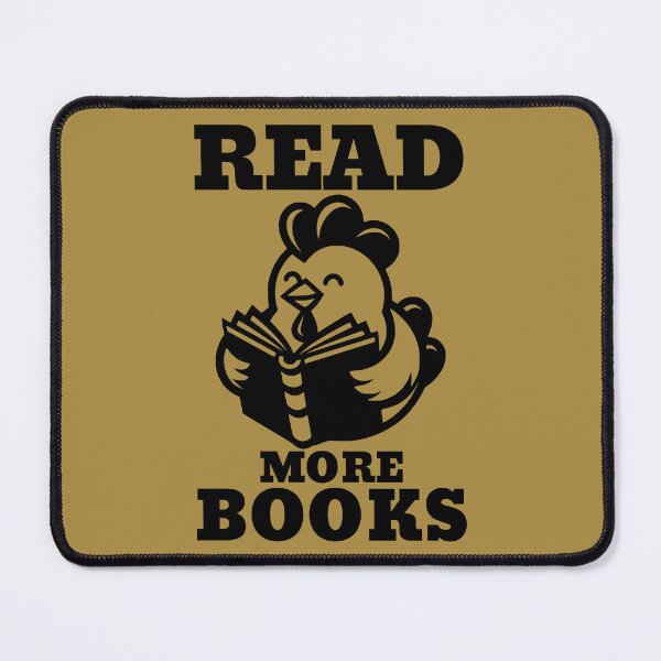 Item preview, Read More Books Reading Chicken Funny Reader Bookworm Book Lover designed and sold by KLArtzStore.