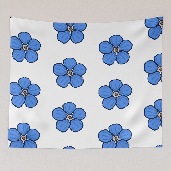 Item preview, Blue Flower Forget Me Not Simple Design designed and sold by AveryZi.