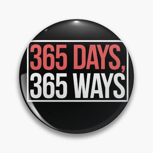 Item preview, 365 Days, 365 Ways – Bold Typography New Year Motivation designed and sold by FocusedPatterns.
