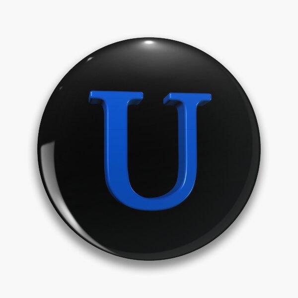 Item preview, The Letter U Dimensional Blue 5748 designed and sold by Art in My Loft.