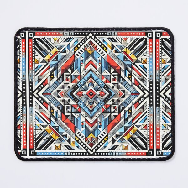 Item preview, Geometric Symphony Bandana Pattern: A Kaleidoscope of Sacred Patterns  designed and sold by Meta2Physical.