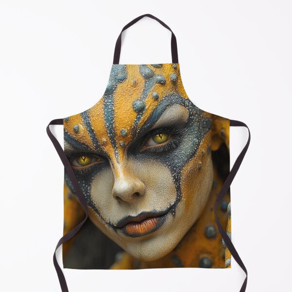 Item preview, outerspace yellow demon girl designed and sold by EgonZ9.