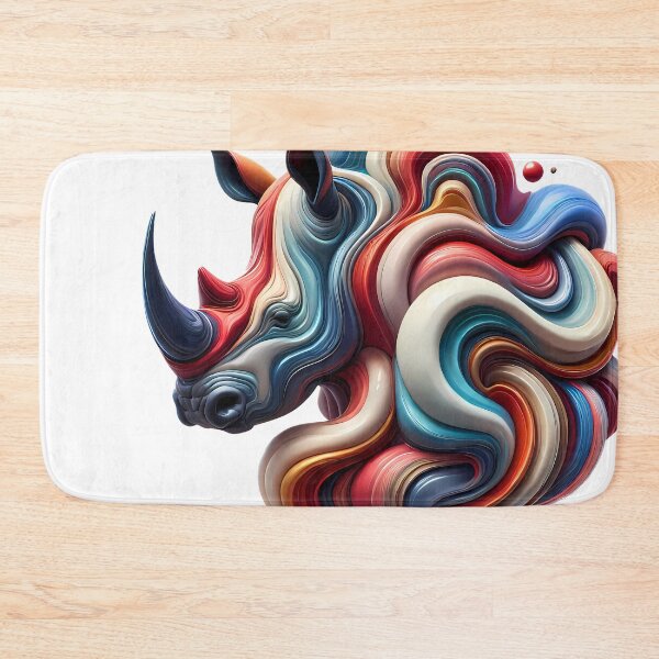 Item preview, "Fluid Rhino" designed and sold by Tecno-Art-Land.