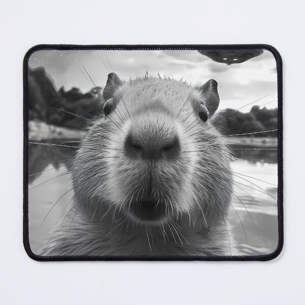 Item preview, Funny Graphic Capybara Selfie with UFOs Weird designed and sold by FunnyHumorTees.