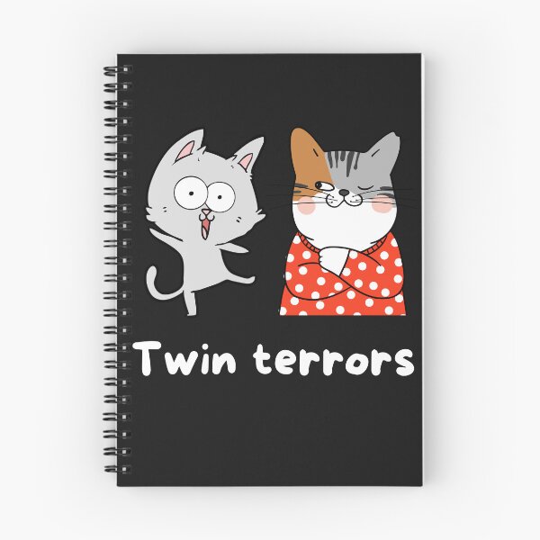 Item preview, Twin terrors Cats designed and sold by ShirtWardrobe.