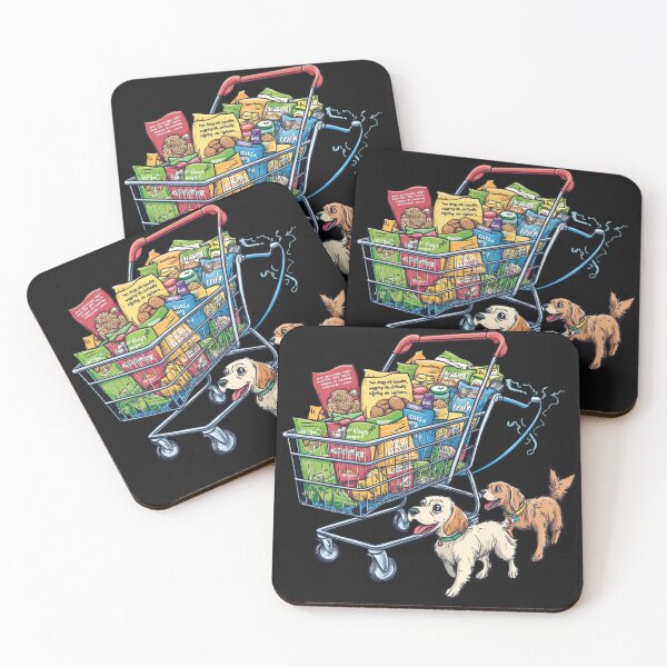 Item preview, Paw-some Shopping Spree: Cart Full of Treats designed and sold by Desireehaz.