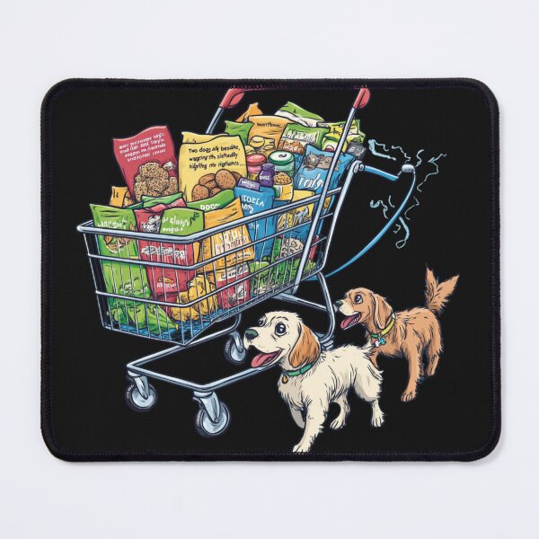 Item preview, Paw-some Shopping Spree: Cart Full of Treats designed and sold by Desireehaz.
