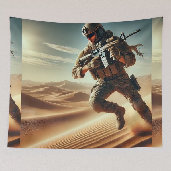 Item preview, Desert Warrior: Tactical Mastery in Endless Sands designed and sold by Meta2Physical.