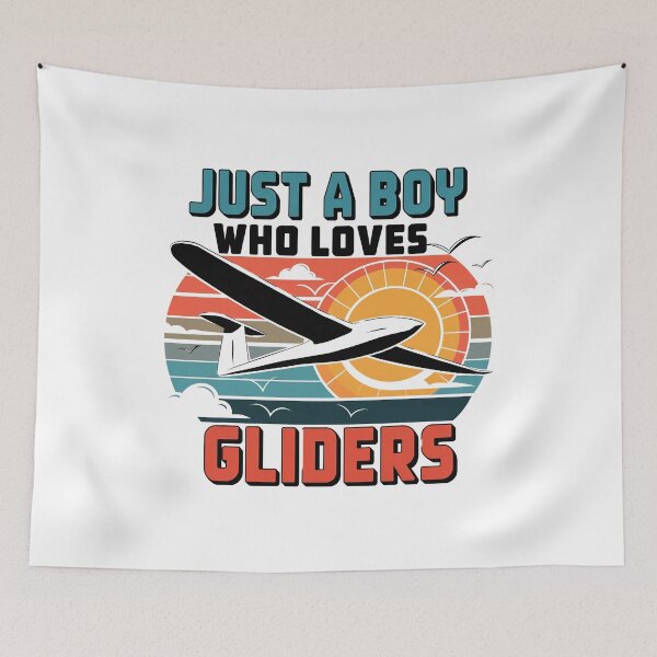 Item preview, Just A Boy Who Loves Gliders designed and sold by OskarArts.