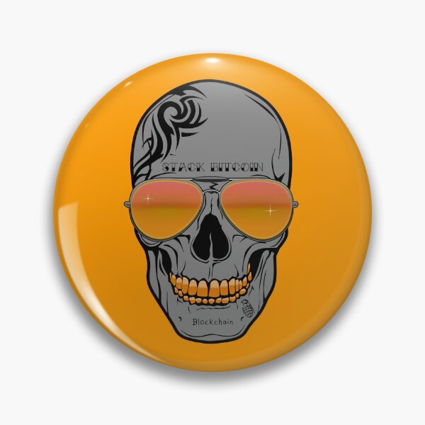 Item preview, Stack Bitcoin Skull designed and sold by m88nlabs.