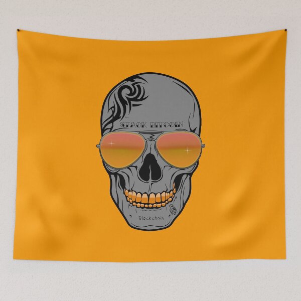 Item preview, Stack Bitcoin Skull designed and sold by m88nlabs.