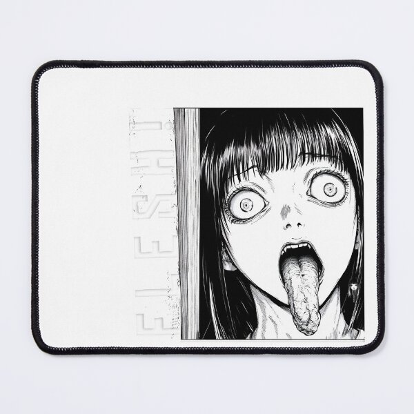 Item preview, Flesh and Desire – black and white horror manga anime girl designed and sold by ForsakenFrames.