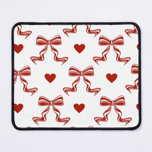 Item preview, Aesthetic Red Bows and Hearts for Valentines Day  designed and sold by Tetete.