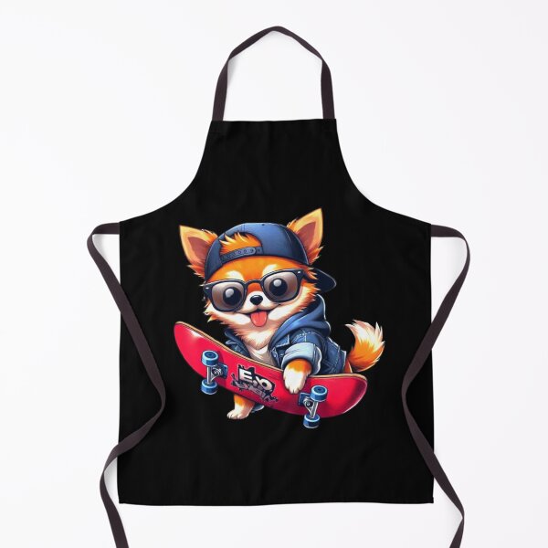 Item preview, Funny Chihuahua Skateboard Dog Skating Dog Lover Graphic designed and sold by Creat-Des.