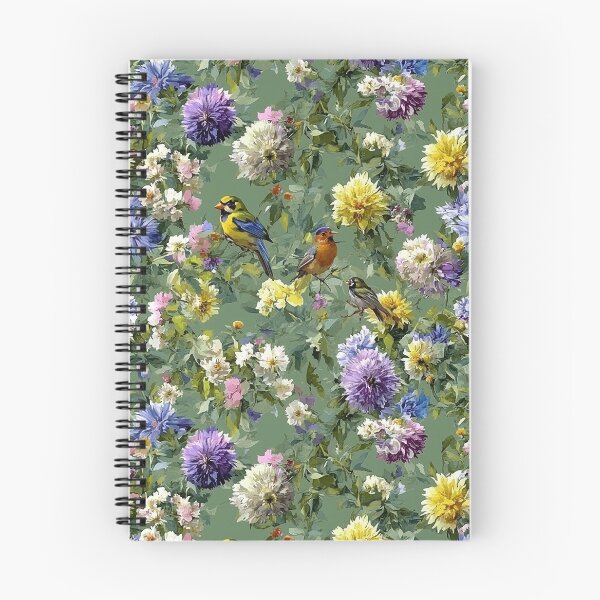 Item preview, Birds and Chrysanthemums designed and sold by  patchworkpersona.