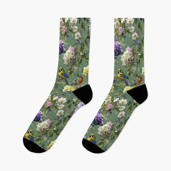 Item preview, Birds and Chrysanthemums designed and sold by  patchworkpersona.
