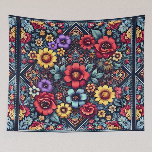 Item preview, Floral Elegance: A Symphony of Vibrant Blooms designed and sold by Meta2Physical.