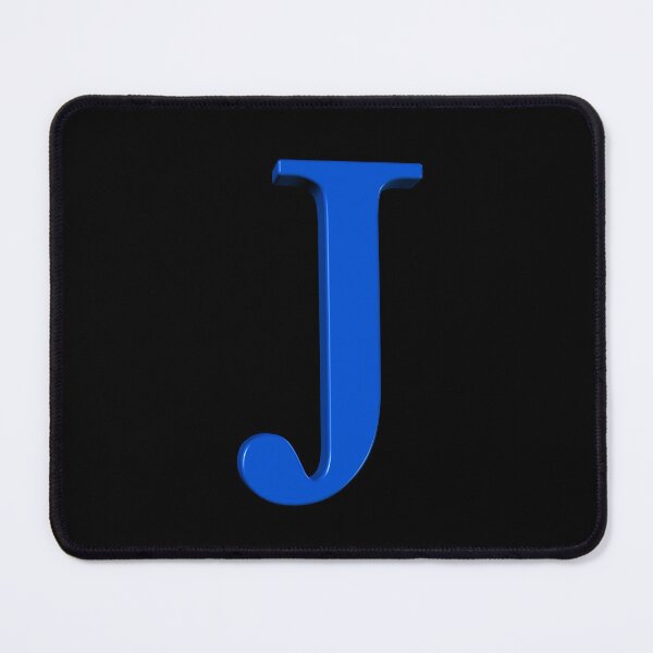 Item preview, The Letter J Dimensional Blue designed and sold by Art in My Loft.