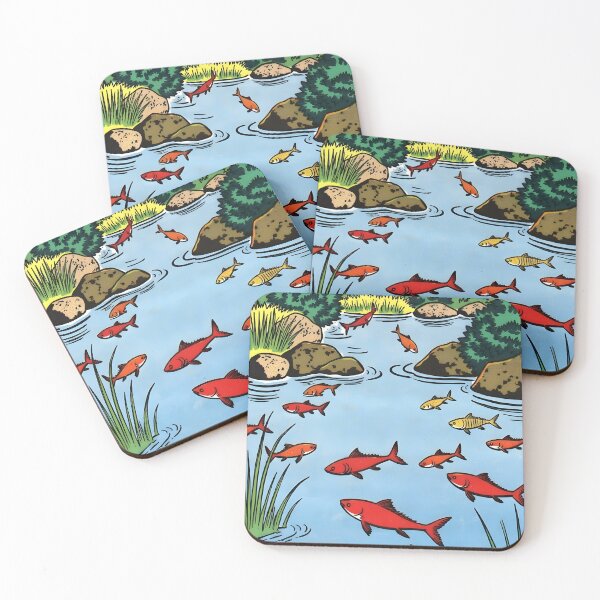 Item preview, Pond With Fish designed and sold by FinSail.