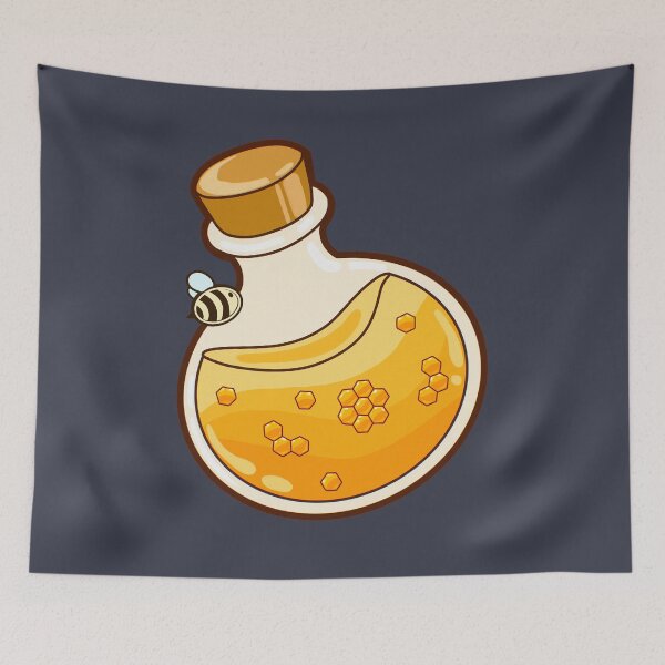 Item preview, Honey Jar And Bee designed and sold by Skull Fern.