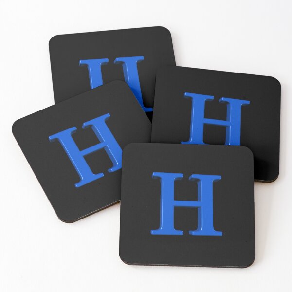 Item preview, The Letter H Dimensional Blue designed and sold by Art in My Loft.