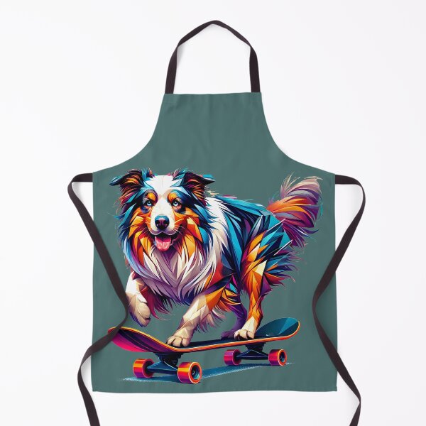 Item preview, Skateboarding Australian shepherd designed and sold by maistendencias.